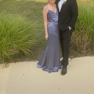 Amsale Chloe Dress in color Slate